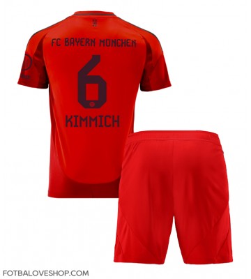 Bayern Munich Joshua Kimmich #6 Dětské Domácí Dres 2024-25 Krátký Rukáv (+ trenýrky)